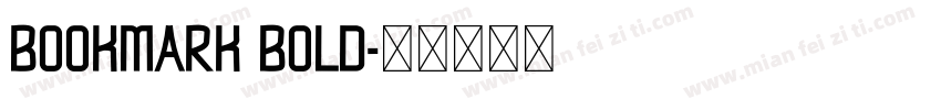 Bookmark Bold字体转换